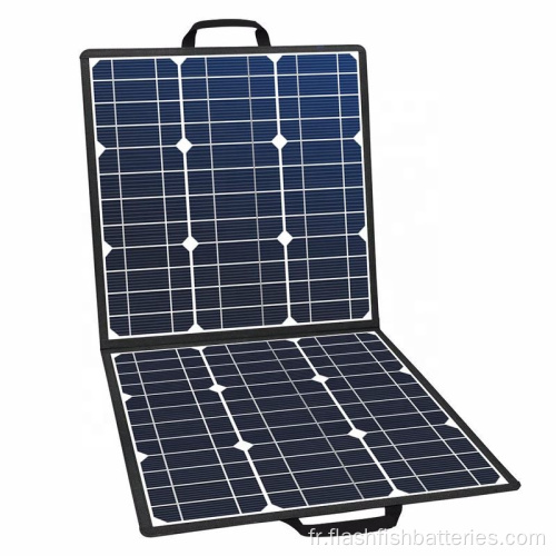 Panneau solaire pliant portable 100W 18V portable